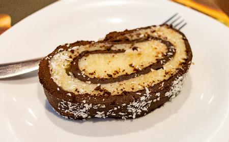 Rolada kokosowo-czekoladowa czyli zrolowane BOUNTY bez pieczenia